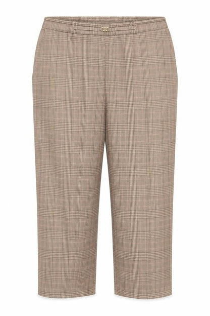 Womens UK Size XL Preworn Regular Fit Capri Beige Trousers