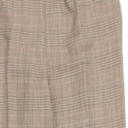 Womens UK Size XL Preworn Regular Fit Capri Beige Trousers