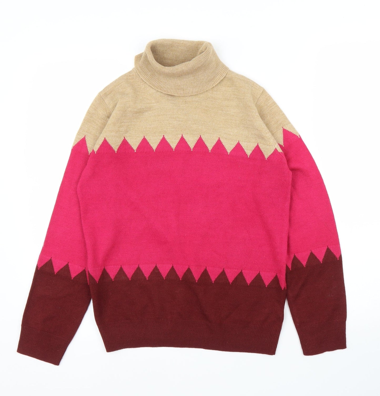Womens UK Size 8 M&S Pink Pullover Jumper