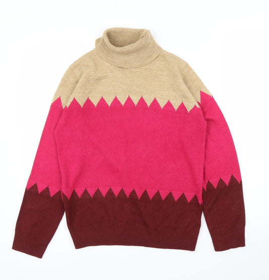 Womens UK Size 8 M&S Pink Pullover Jumper