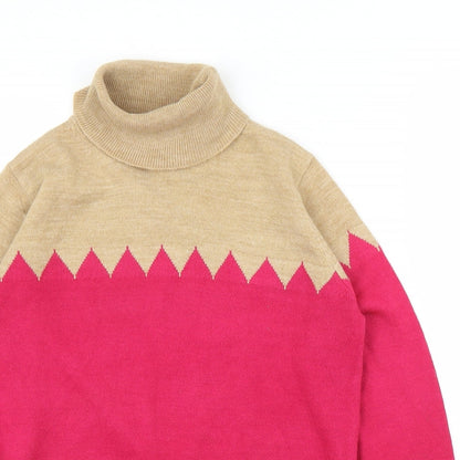 Womens UK Size 8 M&S Pink Pullover Jumper
