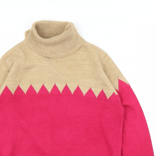 Womens UK Size 8 M&S Pink Pullover Jumper