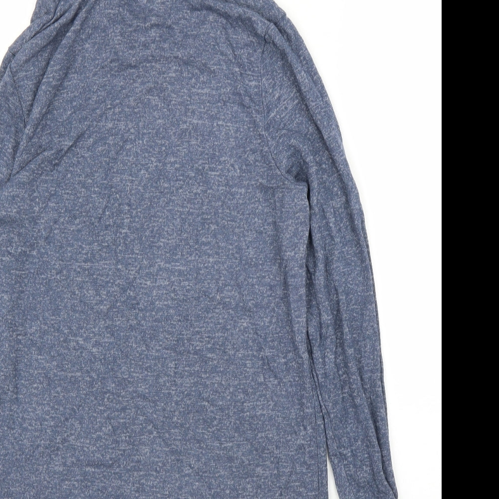 Womens UK Size S Papaya Blue Pullover Jumper