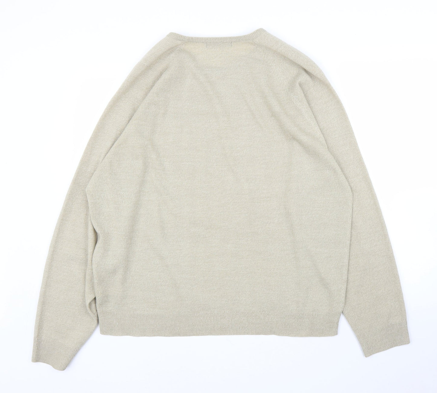 BHS Mens Beige   Pullover Jumper Size XL
