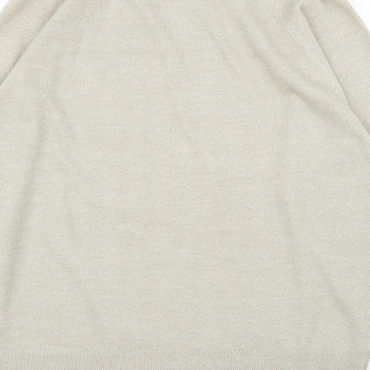 BHS Mens Beige   Pullover Jumper Size XL