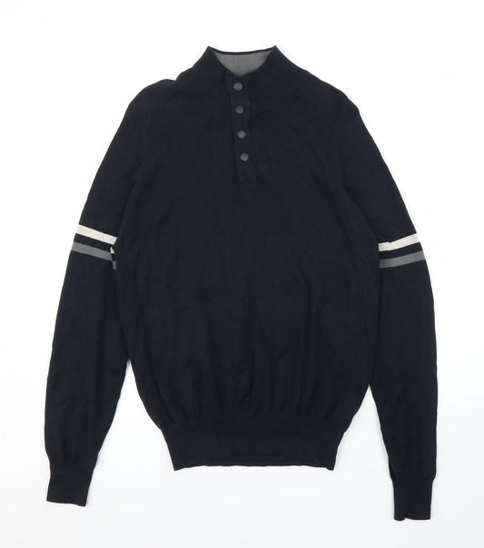 Blue Harbour Mens Blue   Pullover Jumper Size S