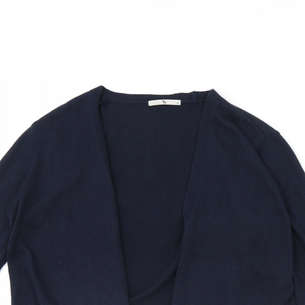 TU Womens Blue   Cardigan Jumper Size 10