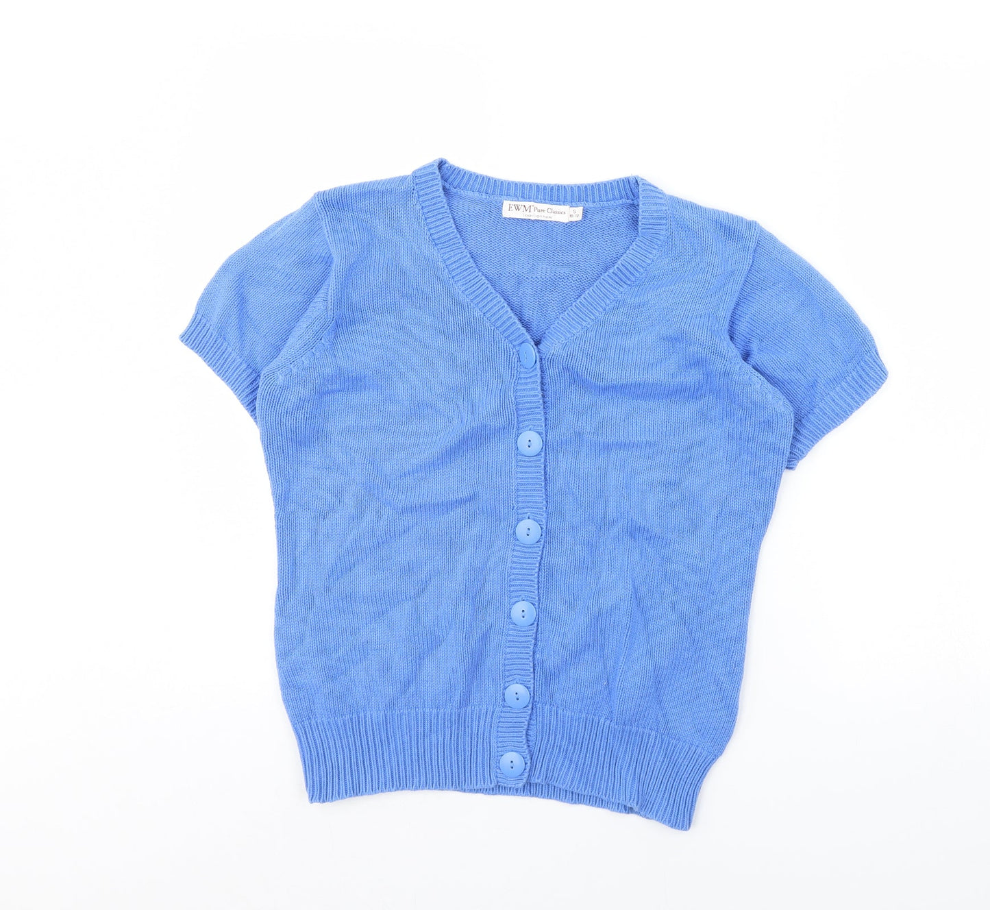 EWM Womens Blue   Cardigan Jumper Size S