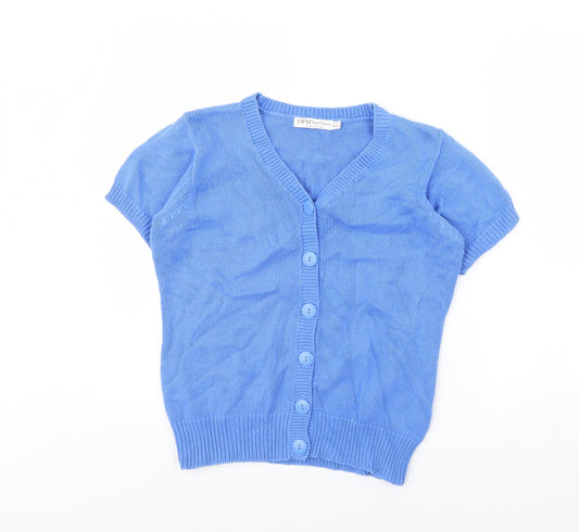 EWM Womens Blue   Cardigan Jumper Size S