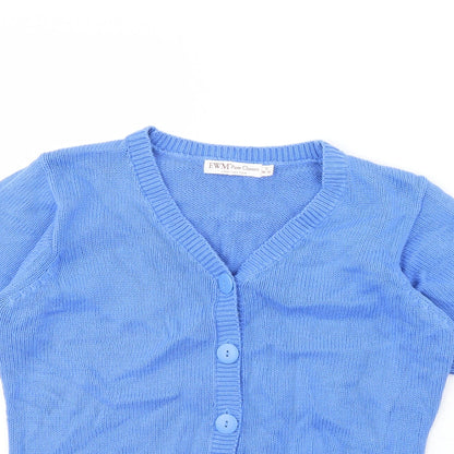 EWM Womens Blue   Cardigan Jumper Size S