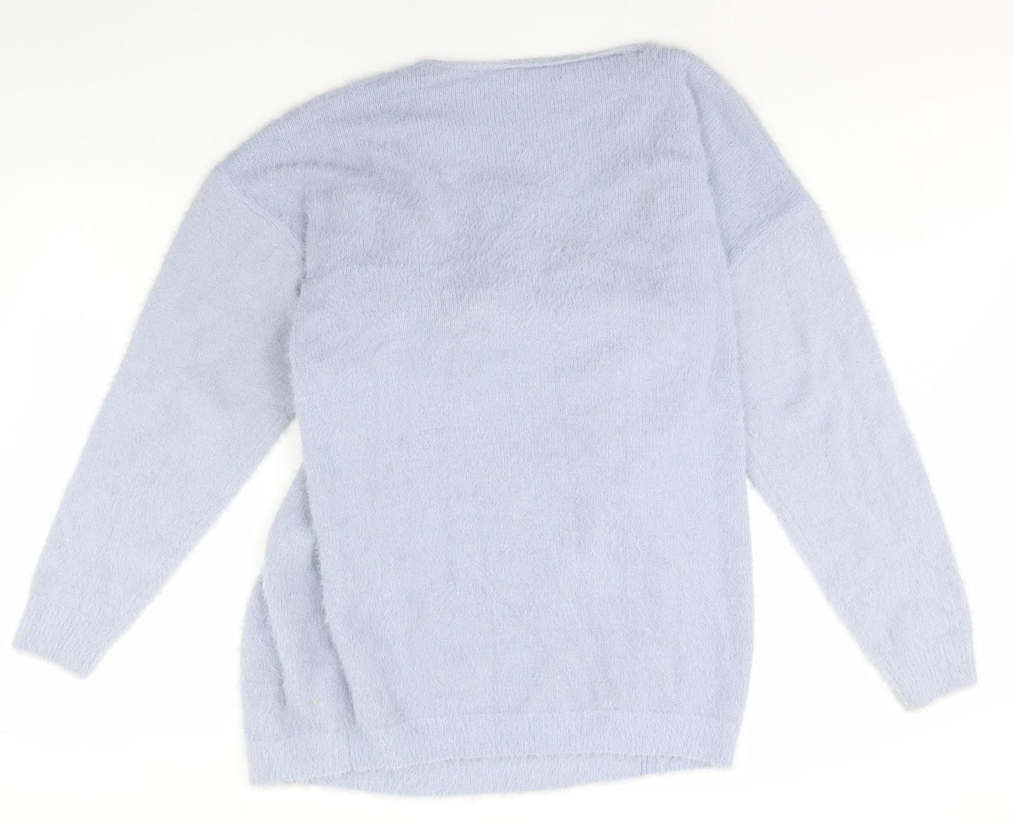 Boohoo Womens Blue   Pullover Jumper Size M