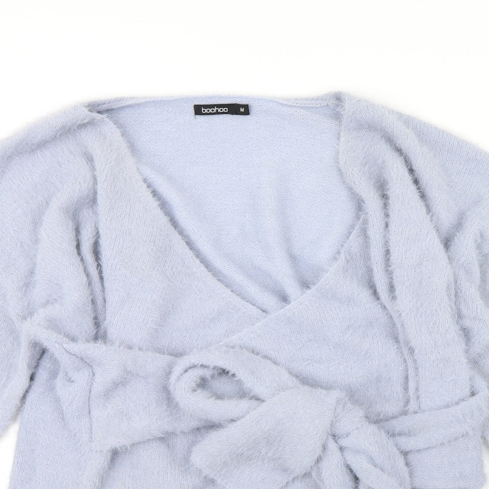 Boohoo Womens Blue   Pullover Jumper Size M