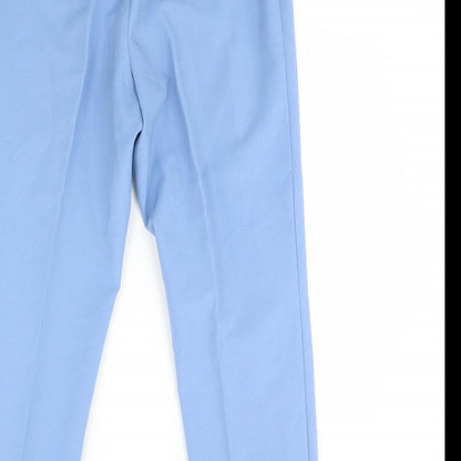 Womens UK Size 30 in Preworn Regular Fit  Blue Trousers