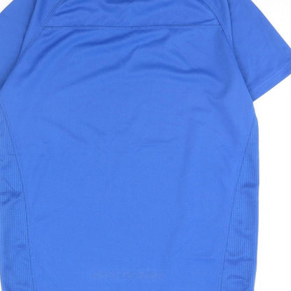 Workout Mens Blue   Basic T-Shirt Size S