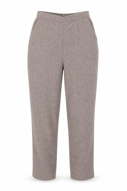 Womens UK Size 10 Preworn Regular Fit  Brown Trousers