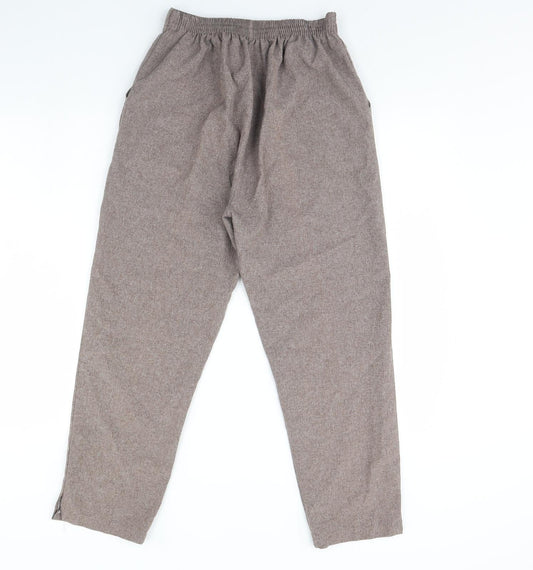 Womens UK Size 10 Preworn Regular Fit  Brown Trousers