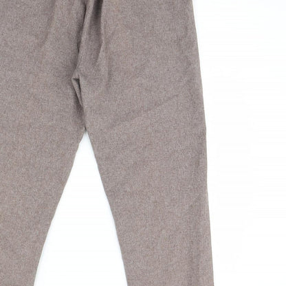 Womens UK Size 10 Preworn Regular Fit  Brown Trousers