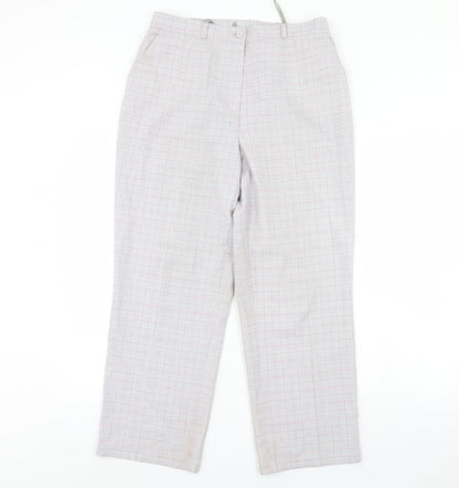 Gelco Mens Grey Check  Trousers  Size 32 in L30 in