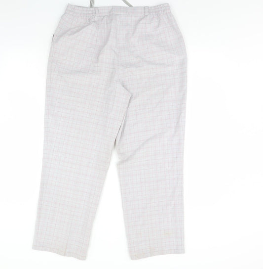 Gelco Mens Grey Check  Trousers  Size 32 in L30 in