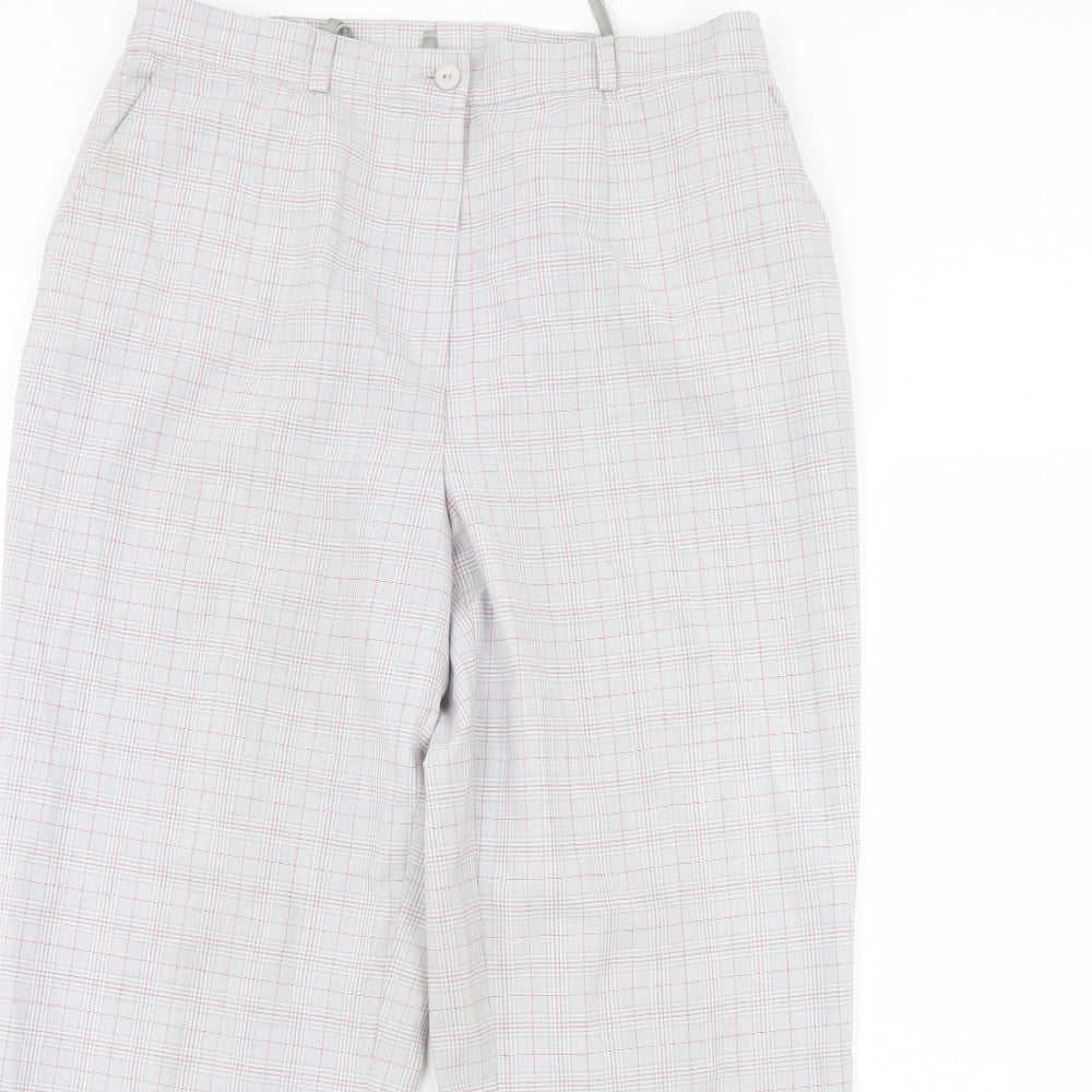 Gelco Mens Grey Check  Trousers  Size 32 in L30 in
