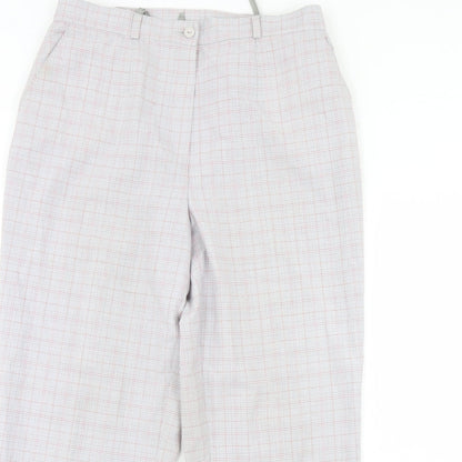 Gelco Mens Grey Check  Trousers  Size 32 in L30 in