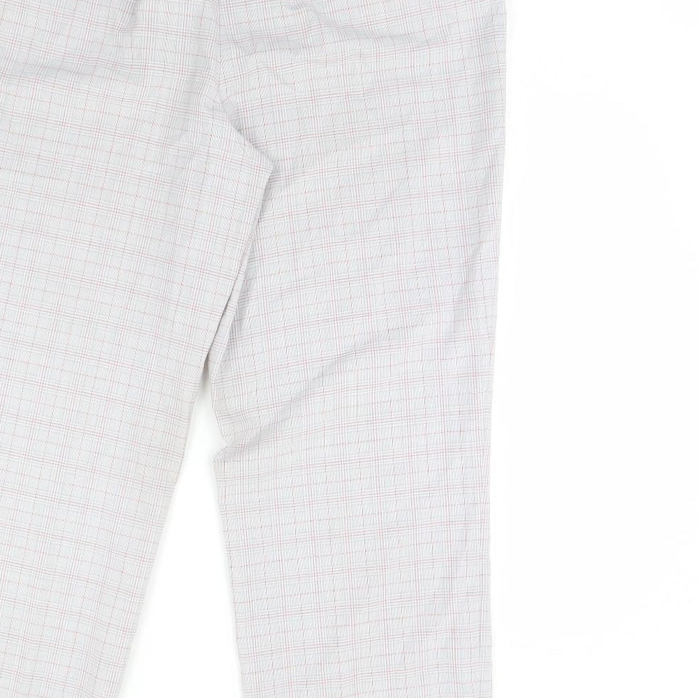 Gelco Mens Grey Check  Trousers  Size 32 in L30 in