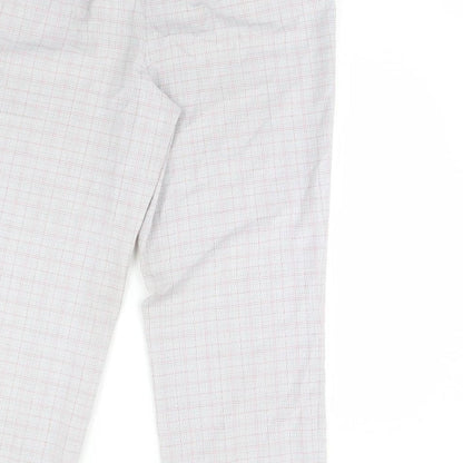 Gelco Mens Grey Check  Trousers  Size 32 in L30 in