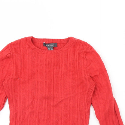 Primark Womens Red   Pullover Jumper Size 12