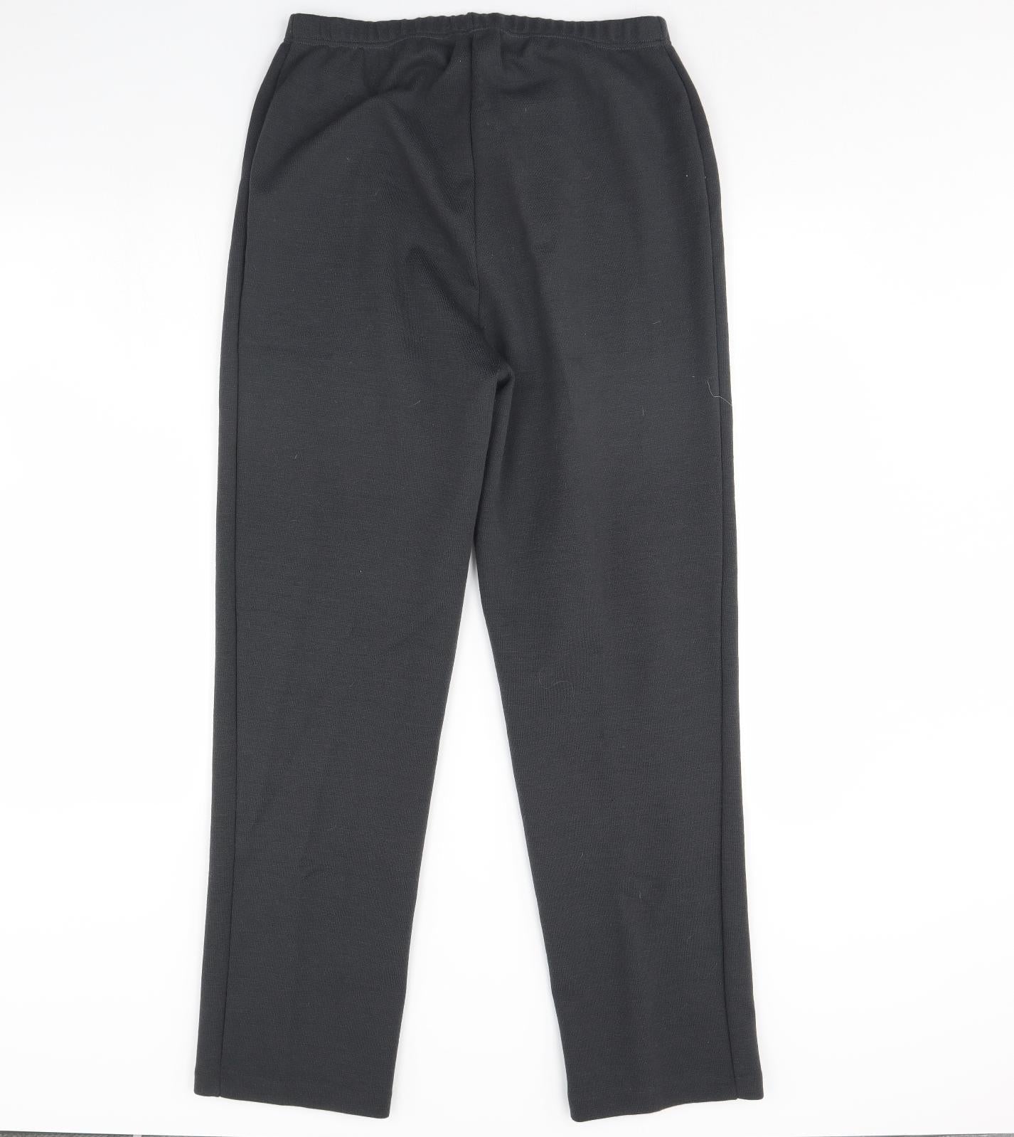 Womens UK Size 14 Damart Regular Fit  Grey Trousers