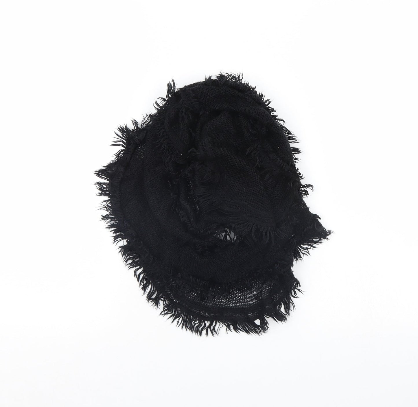 Preworn Womens Black    Scarf