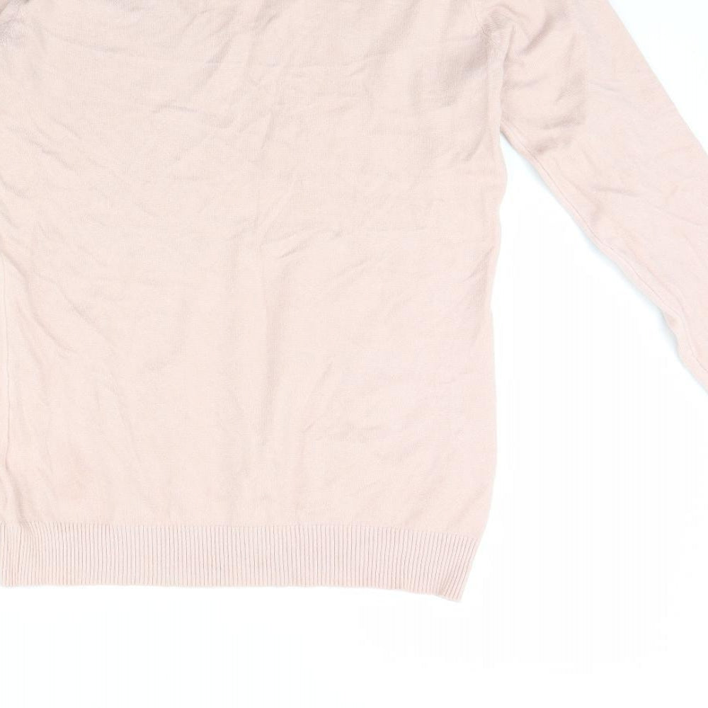 Womens UK Size L Damod Pink Pullover Jumper