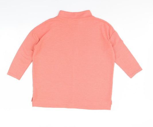 Nutmeg Womens Orange   Pullover Jumper Size 10