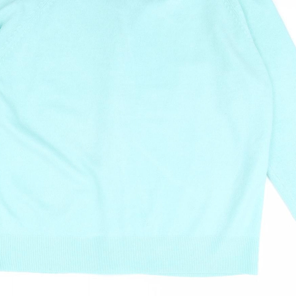 Womens UK Size S Sarah Hamilton Green Cardigan Jumper