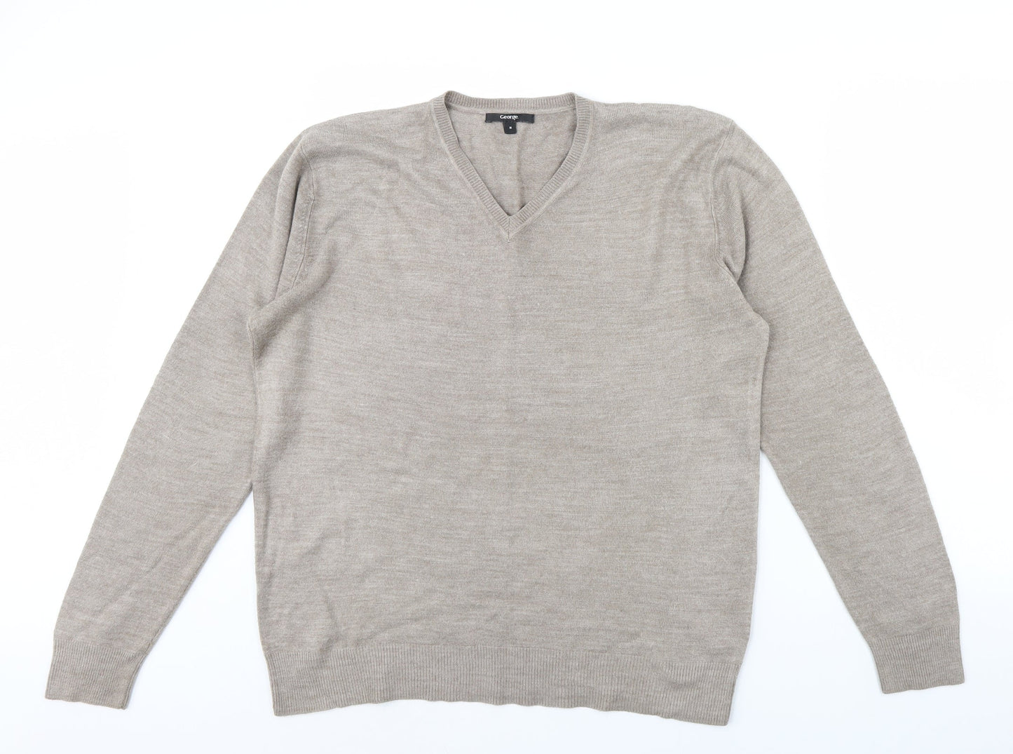 George Mens Brown   Pullover Jumper Size M