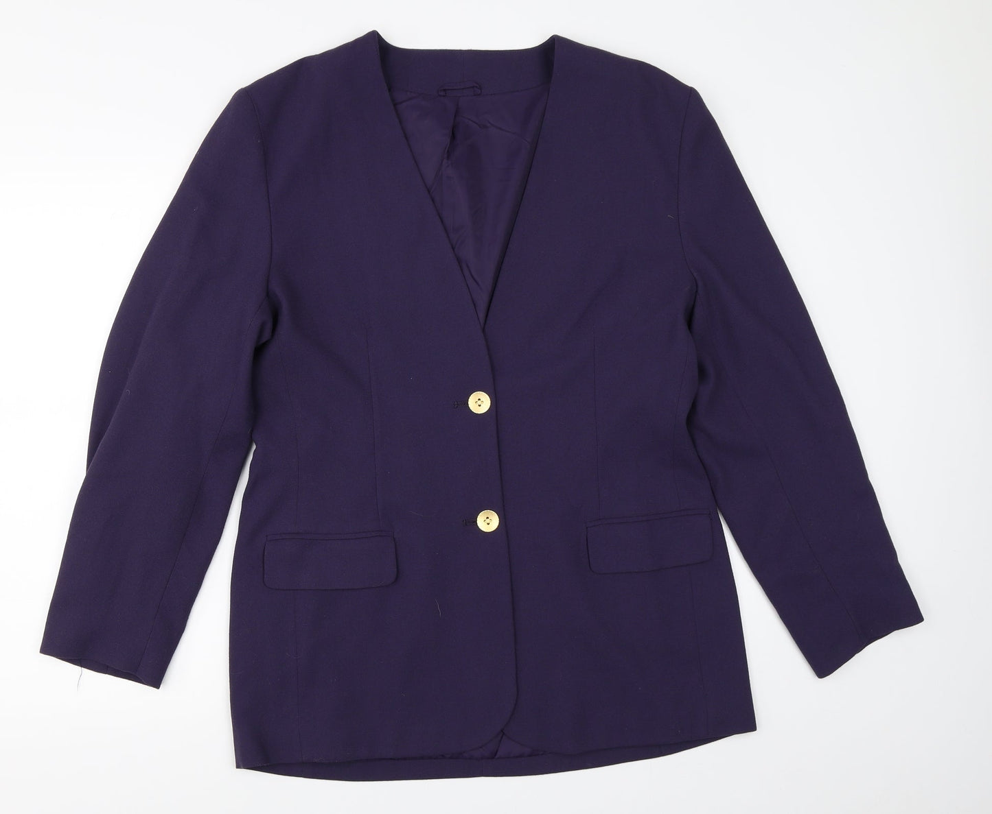 Womens UK Size 14 First Avenue Purple Jacket Blazer