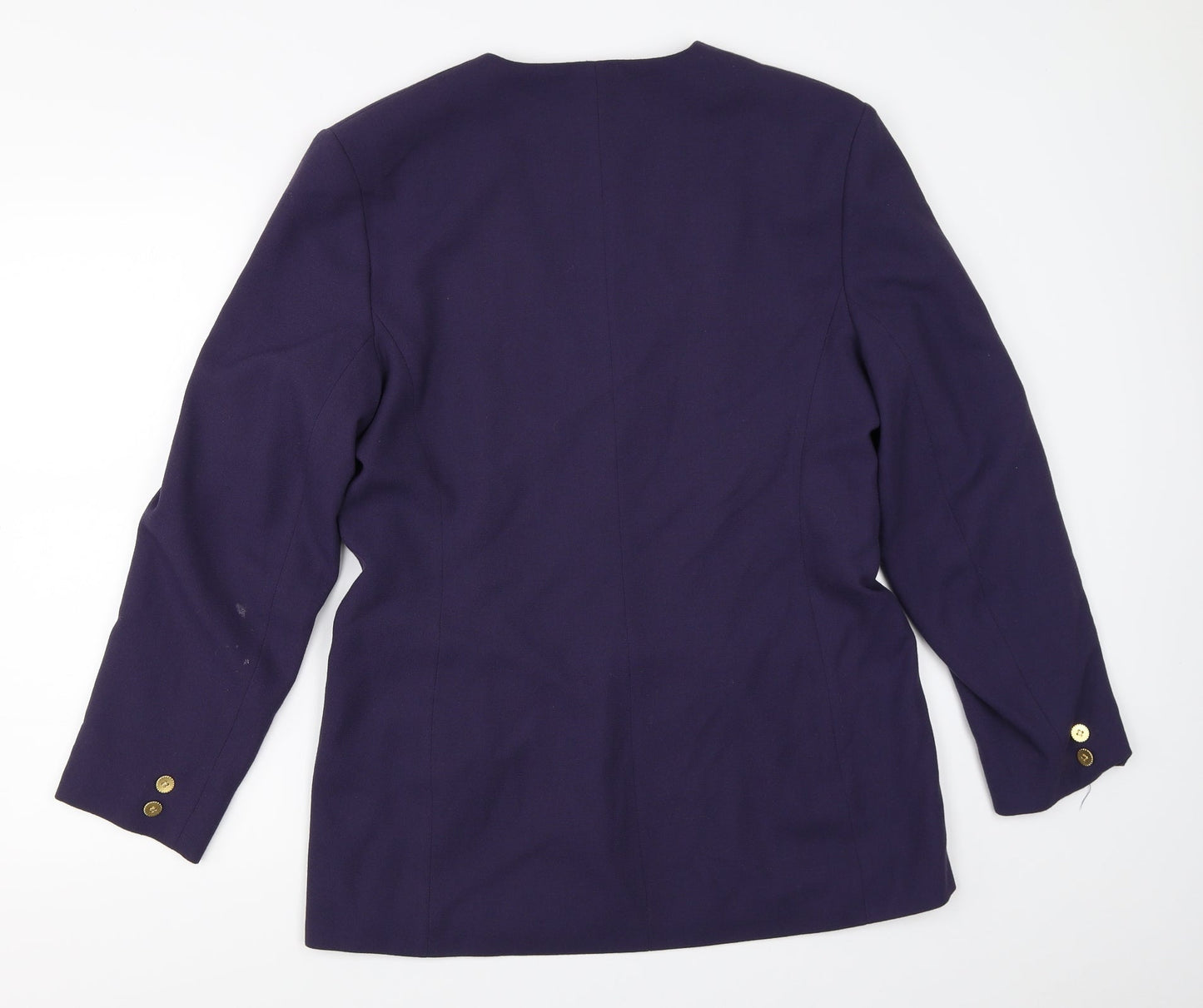 Womens UK Size 14 First Avenue Purple Jacket Blazer