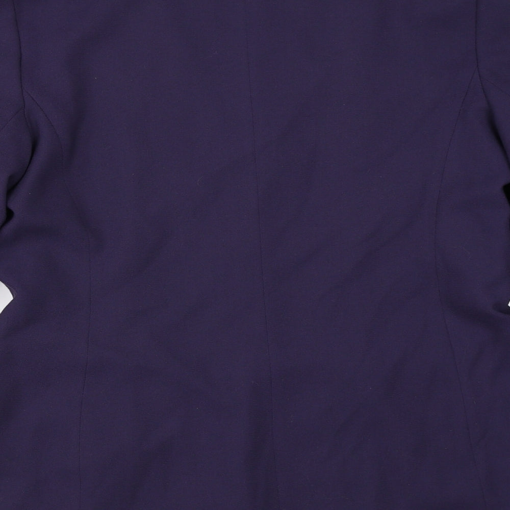 Womens UK Size 14 First Avenue Purple Jacket Blazer
