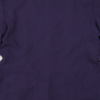 Womens UK Size 14 First Avenue Purple Jacket Blazer