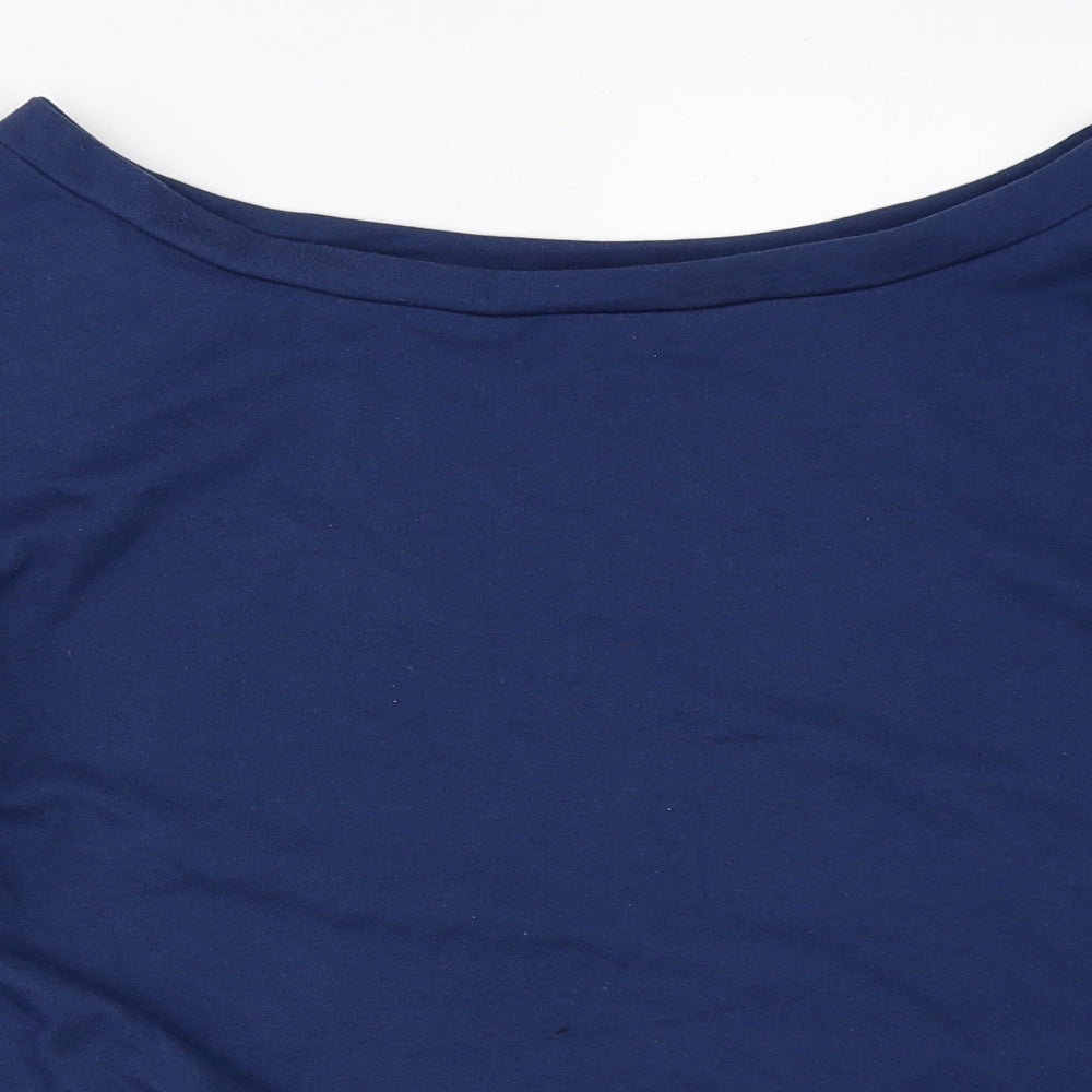 Womens Blue   Pullover Sweatshirt Size M
