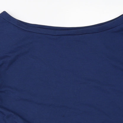Womens Blue   Pullover Sweatshirt Size M