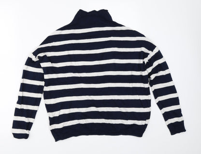 Womens UK Size S ESMARA Blue Pullover Jumper