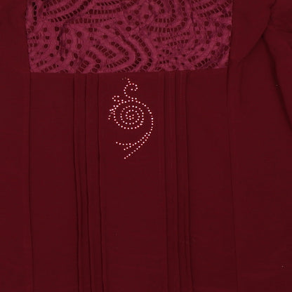 Womens UK Size L Preworn Red Basic Blouse