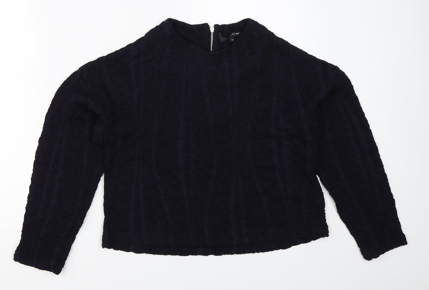 Womens UK Size 8 Preworn Blue Pullover Jumper