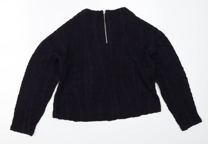 Womens UK Size 8 Preworn Blue Pullover Jumper