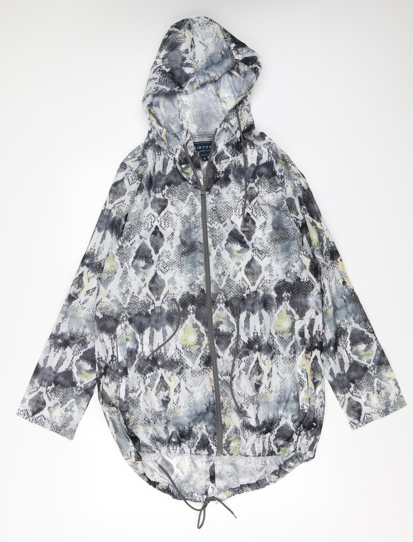 Rainy Days Womens Grey   Rain Coat Coat Size S