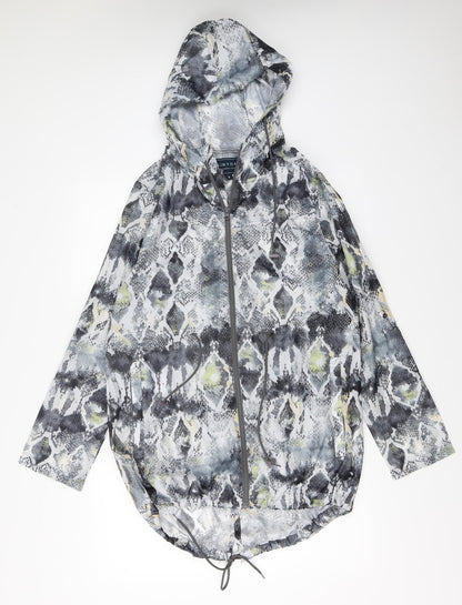 Rainy Days Womens Grey   Rain Coat Coat Size S