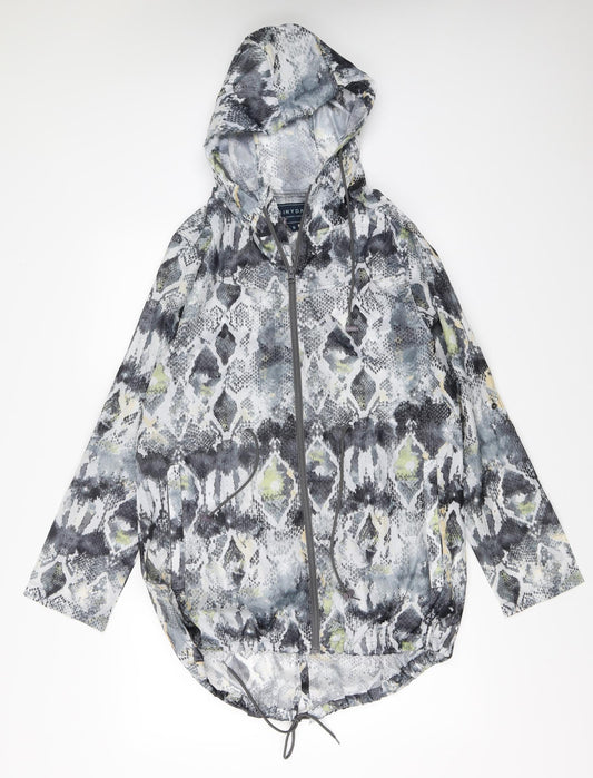 Rainy Days Womens Grey   Rain Coat Coat Size S