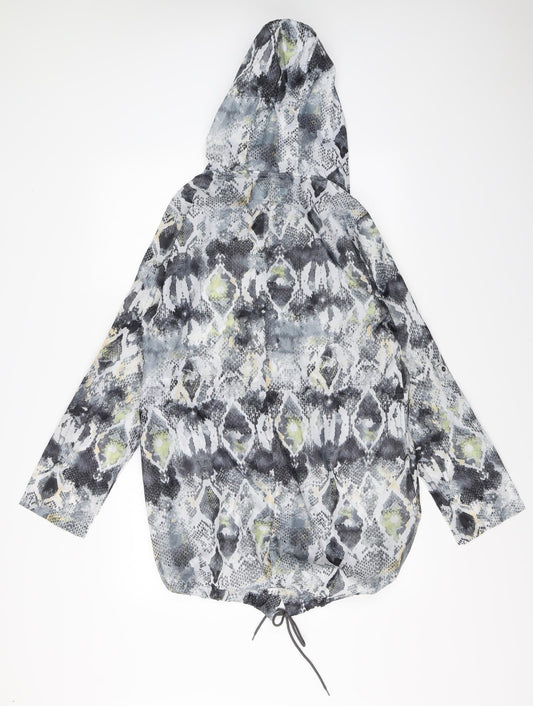 Rainy Days Womens Grey   Rain Coat Coat Size S