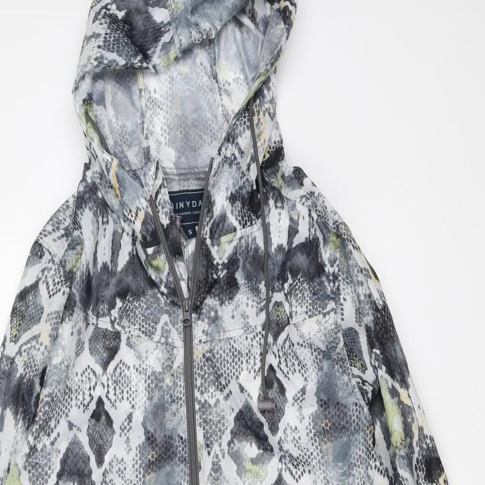 Rainy Days Womens Grey   Rain Coat Coat Size S