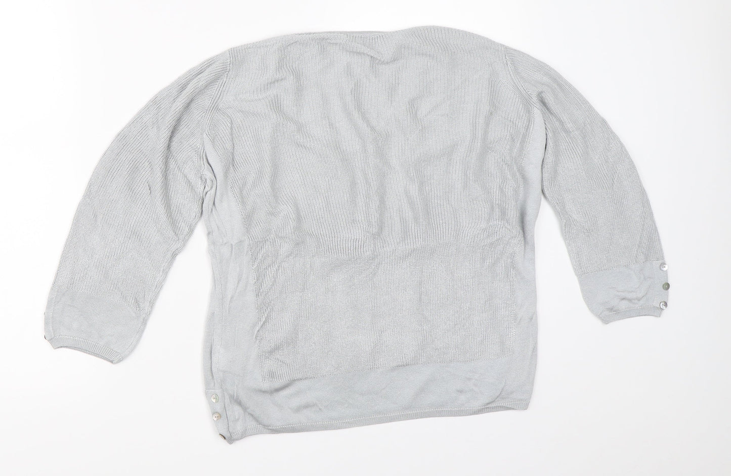 Womens UK Size 14 Per Una Grey Pullover Jumper